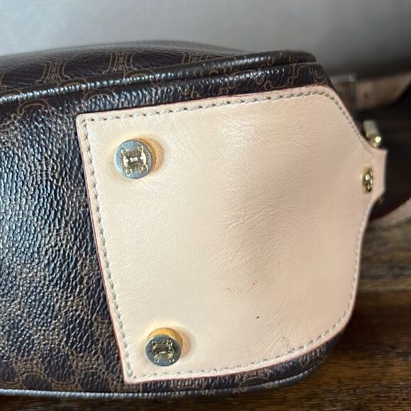 Celine Macadam Pattern Shoulder bag Brown PVC Leather Italy - Picture 7 of 17